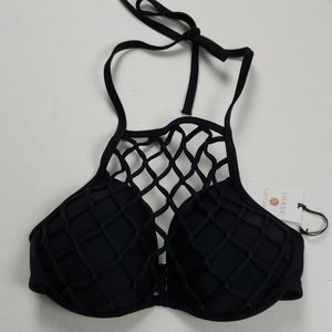 Shade & Shore black swim top NWT